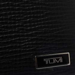 Tumi Black Leather Slim Bifold Wallet