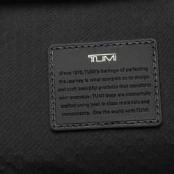 Pre Owned TUMI Black Nylon and Leather Alpha Bravo Saratoga Sling Bag