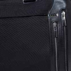 Pre Owned Tumi Black Nylon and Leather T-Pass Kennedy Deluxe Brief Laptop Bag