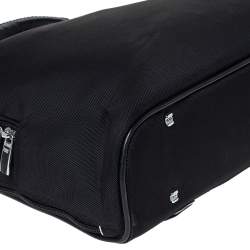 Pre Owned Tumi Black Nylon and Leather T-Pass Kennedy Deluxe Brief Laptop Bag