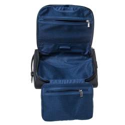 Pre Owned Tumi Black Nylon and Leather Richmond Travel Pouch