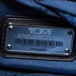 Pre Owned Tumi Black Nylon and Leather Richmond Travel Pouch
