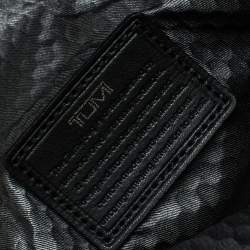 Pre Owned TUMI Brown/Black Leather London Roll Top Backpack