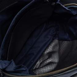 Tumi Black Coated Canvas and Leather Alpha 3 Brief Pack Backpack