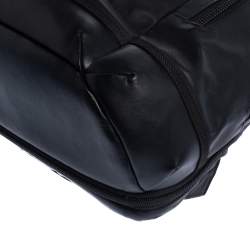 Tumi Black Coated Canvas and Leather Alpha 3 Brief Pack Backpack