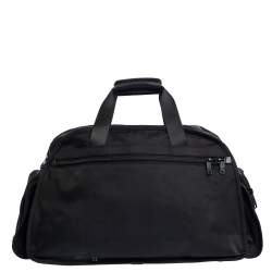 TUMI Black Nylon Alpha Duffle Bag