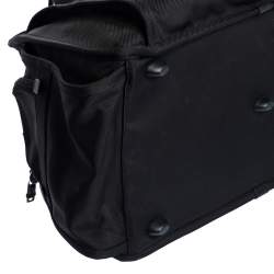 TUMI Black Nylon Alpha Duffle Bag