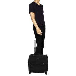 Pre Owned TUMI Black Nylon Alpha 9 Compact 4 Wheel Case