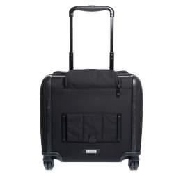 Pre Owned TUMI Black Nylon Alpha 9 Compact 4 Wheel Case