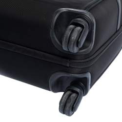 Pre Owned TUMI Black Nylon Alpha 9 Compact 4 Wheel Case