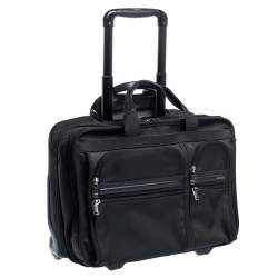 TUMI Black Nylon 2 Wheel Alpha 2 Short Trip Case