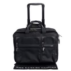 TUMI Black Nylon 2 Wheel Alpha 2 Short Trip Case