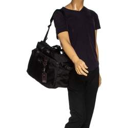 Pre Owned TUMI Black Nylon Alpha Bravo Hansen Briefcase