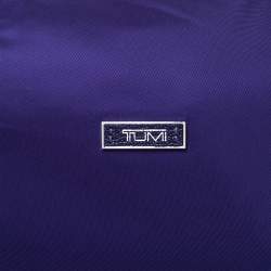 Pre Owned TUMI Purple Nylon Shopper Tote
