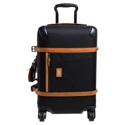 TUMI Black/Brown Nylon and Leather Trim Limited Edition 38/1975 40th Anniversary Collection Luggage 