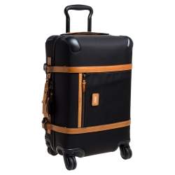 TUMI Black/Brown Nylon and Leather Trim Limited Edition 38/1975 40th Anniversary Collection Luggage 