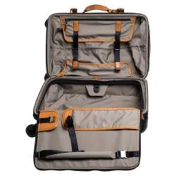 TUMI Black/Brown Nylon and Leather Trim Limited Edition 38/1975 40th Anniversary Collection Luggage 