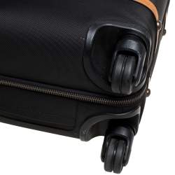 TUMI Black/Brown Nylon and Leather Trim Limited Edition 38/1975 40th Anniversary Collection Luggage 