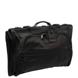 Pre Owned TUMI Black Nylon Tri Fold Garment Luggage Travel Bag