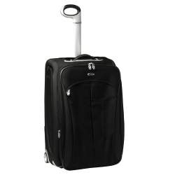 Tumi Black Nylon T3 Expandable Carry On Trolley Suitcase