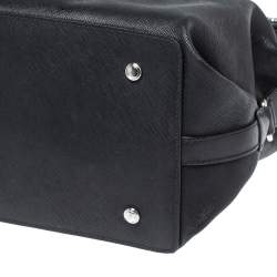 Pre Owned TUMI Black Leather Weekender Tote