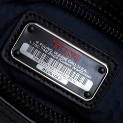 Pre Owned TUMI Dark Brown/Black Leather Alpha Bravo Knox Backpack