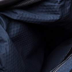 Pre Owned TUMI Dark Brown/Black Leather Alpha Bravo Knox Backpack