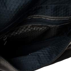 Tumi Dark Brown/Black Leather Alpha Bravo Barstow Messenger Bag