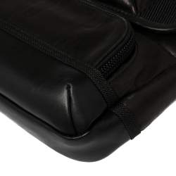 Tumi Dark Brown/Black Leather Alpha Bravo Barstow Messenger Bag