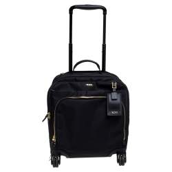 Pre Owned TUMI Black Nylon Oslo Compact Carry On Luggage