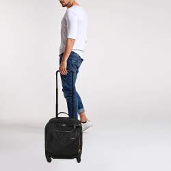 Pre Owned TUMI Black Nylon Oslo Compact Carry On Luggage