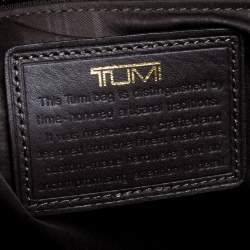 Pre Owned TUMI Brown Leather Double Zip Briefcase