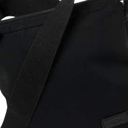 Pre Owned TUMI Black Nylon and Leather Messenger Bag