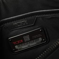 Pre Owned TUMI Black Nylon and Leather Messenger Bag