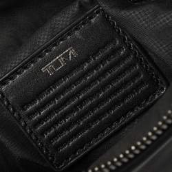 Pre Owned TUMI Black Nylon and Leather Messenger Bag