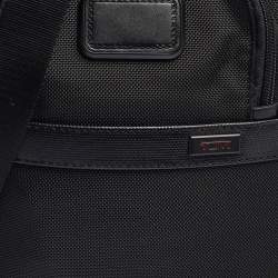 Pre Owned Tumi Black Nylon Alpha 2 Pocket Messenger Bag