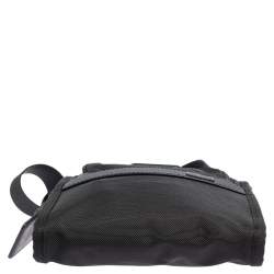 Pre Owned Tumi Black Nylon Alpha 2 Pocket Messenger Bag