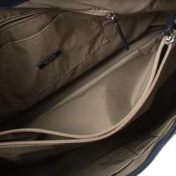 Pre Owned Tumi Blue Leather Tote
