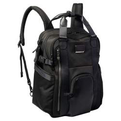 Pre Owned TUMI Black Nylon and Leather Alpha Bravo Kings Backpack Tote