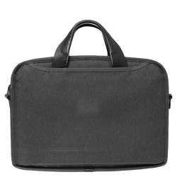 TUMI Dark Grey/Black Fabric and Leather Alpha 2 T Pass Laptop Briefcase