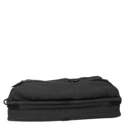 TUMI Dark Grey/Black Fabric and Leather Alpha 2 T Pass Laptop Briefcase