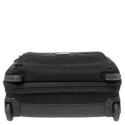 TUMI Black Nylon 2 Wheel Alpha Expandable Compact Carry On Luggage