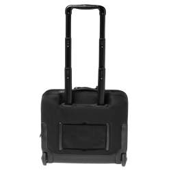 TUMI Black Nylon 2 Wheel Alpha Expandable Compact Carry On Luggage