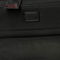 TUMI Black Nylon 2 Wheel Alpha Expandable Compact Carry On Luggage