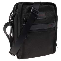 Pre Owned TUMI Black Nylon Alpha 2 Messenger Bag
