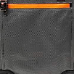 Pre Owned Tumi Grey/orange Nylon Alpha 2 Expandable Wheeled Luggage