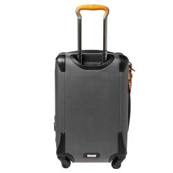 Pre Owned Tumi Grey/orange Nylon Alpha 2 Expandable Wheeled Luggage