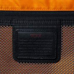 Pre Owned Tumi Grey/orange Nylon Alpha 2 Expandable Wheeled Luggage
