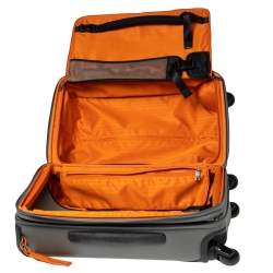 Pre Owned Tumi Grey/orange Nylon Alpha 2 Expandable Wheeled Luggage