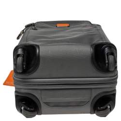 Pre Owned Tumi Grey/orange Nylon Alpha 2 Expandable Wheeled Luggage